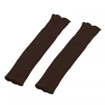 1 пара зимних гетр, теплые японские гетры JK, полоски, эластичные трикотажные носки для носков, для вечеринок, занятий спортом, йоги, танцев, чехлы для ног кофейный