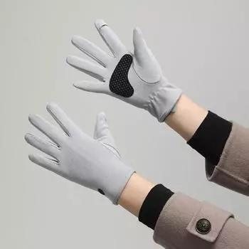 1 пара зимних перчаток с клапаном на кончиках пальцев, противоскользящие теплые и мягкие вязаные перчатки с сенсорным экраном, идеально подходят для езды на велосипеде светло-розовый