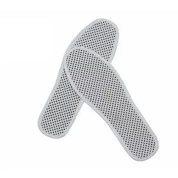 1 пара зимних самонагревающихся магнитотерапевтических стельок для массажа ног, подушечек для обуви 40 белый