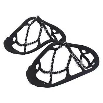 1 пара зимних уличных противоскользящих обуви, кошки для альпинизма, снега и льда