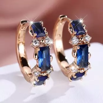 1 пара золотистого цвета, прямоугольные серьги, белые, черные, синие, зеленые, фиолетовые, с камнями, штабелируемые серьги-капли, висячие серьги-крючки, свадебные украшения, подарки белый