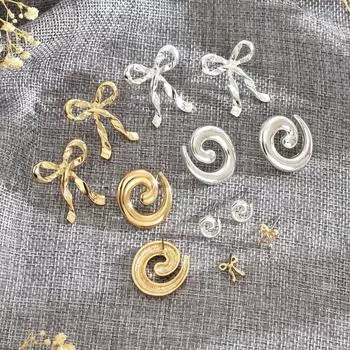 1 Pari, элегантные креативные женские серьги с геометрическим дизайном и бабочкой, повседневная одежда, подарки для вечеринки, фестиваль дружбы, счастливые серьги, подарок учителю Small Golden Butterfly золотой