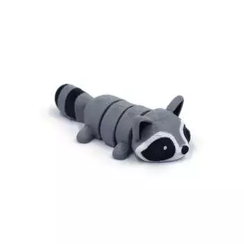 1 Pc 3D Printed Mischievous Raccoon Decorative Figurine, Movable Limbs, Suitable For Wedding, Graduation, Party, Gifts Little Raccoon