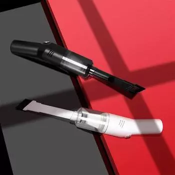 1 PC Car Vacuum Cleaner Wireless Charging Car Dry and Wet Dual Purpose Pet Hair Handheld Mite Removal Household Vacuum Cleaner чёрный