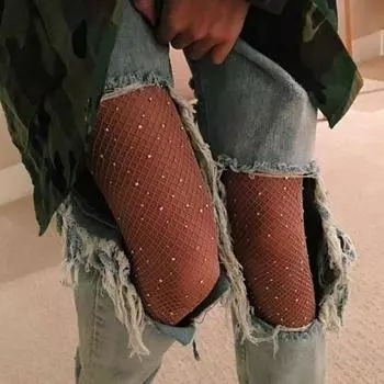 1 Pc Charming Shiny Pantyhose Glitter Pantyhose Ladies Glossy Leggings Hot Sale Summer Dress Essentials синий