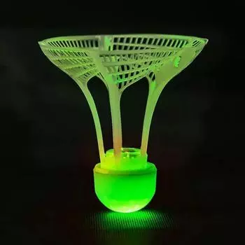 1 PC Glow-In-The-Dark Windproof Badminton Shuttlecock Ball Wind Resistance Training Accessoires Night Outdoor Sport Supplies