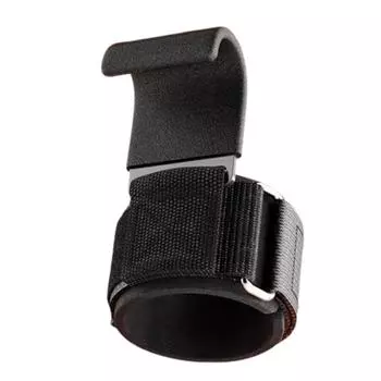 1 PC/Pair Non-Slip Auxiliary Power Wrist Guard Adjustable Steel Hook Grips Strap Strength Training 1 pc