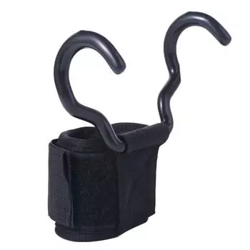 1 PC/Pair Pull-up Weight Lifting Grip Hook Non-Slip Adjustable Auxiliary Power Wrist Guard 1 Pair Auxiliary