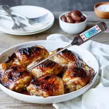 1/pcs Cooking Food Meat Probe Digital Kitchen Thermometer Gas Oven BBQ Thermometer Drop shipping wholesale