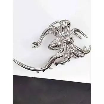 1 Pcs Fashion Silver Spider Hair Claws For Women Girls Party Hair Accessories