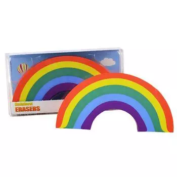 1 Pcs Kawaii Rainbow Rubber Eraser Lovely Pencil Erasers For Kids Gift Novelty Item School Supplies Student