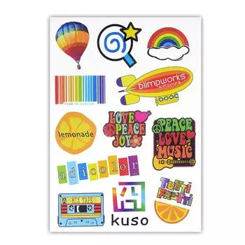 1 PCS Мультфильм Матовая наклейка игрушки для детей Граффити Funny Cool Симпатичный водонепроницаемый Декаль Подарочные наклейки для DIY ноутбук Чемодан автомобиля