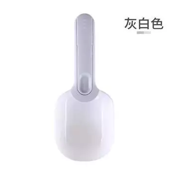 1 Pcs New Cat Food Dog Food Spoon Pet Supplies With Handle Food Spoon Dog Utensils Pet Supplies Grey white