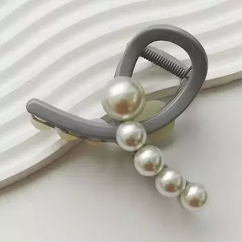 1 Pcs Simple Pearl Blue Hair Accessory For Women Suitable For Tying Hair At The Back Of The Head In Daily Life