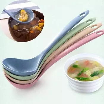 1 Pcs Stainless Steel Multi-purpose Soup Spoon Sauce Spoon Creative Deep Bottom Spoons Cute Kitchen Spoon Useful Kitchen Tool Green