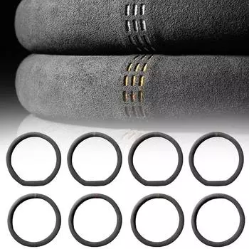 1 Pcs Suede Car Steering Wheel Cover Non Slip O-shaped Breathable Sweat-absorbing Suede Handle Cover Universal For All Seas N2F9