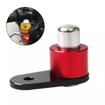 1 Pcs Universal Motorcycle Brake Lock Switch Parking Button Lever Motorcycles Accessories CNC Aluminum Modification Accessories золотой