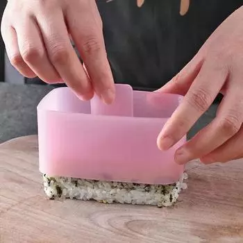1 шт. военный корабль форма для суши форма для спама Musubi DIY форма для рисовых шариков онигир прямоугольная сушильная машина кухонные аксессуары комплект суши розовый