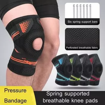1 Piece Adjustable Compression Knee Patellar Tendon Support Brace for Men Women Running Workout