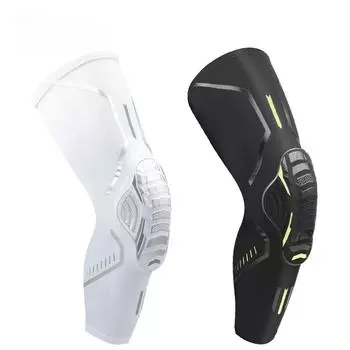 Цельнокроеные баскетбольные наколенники из эластичной пены, волейбольные наколенники, защита для фитнеса, спортивные тренировки, поддержка наручей XS