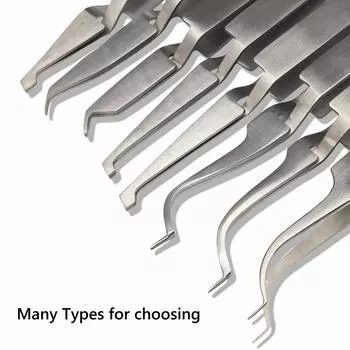 1 piece Dental Orthodontic Bracket Bonding Tweezer Buccal Tube Bonding Tweezer Holder Placer Instrument 1 piece A