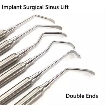 1 piece Double Ends Dental Implant Surgical Sinus Lift Stainless Steel Dental Lift Elevator Instrument 1 piece code A