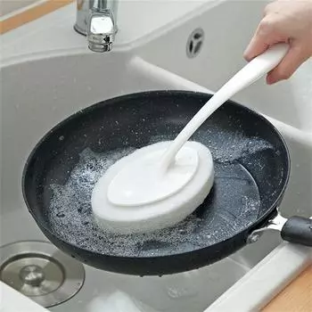 1 Piece Home Dishware Cleaning Sponge Brush Kitchen Cutting Board Cleaning Brush For Kitchen Cabinet Dead Corner Dirt Cleaning белый