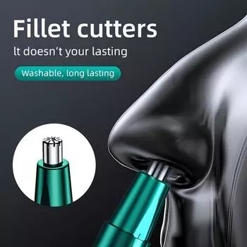1 piece of precision USB charging men s hair clipper - a durable personal care tool for trimming nose hair, eyebrows, etc зелёный