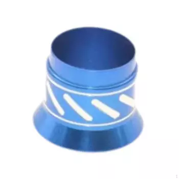 1 Piece Reel Seat Ring Aluminum Alloy Fishing Accessory Easy to Install Repair Pipe Extension Pure Black