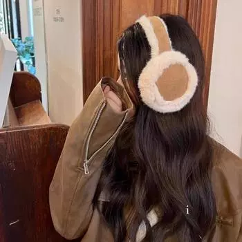 1-piece Set Of Women s Multi-color Foldable Earmuffs For Winter Warmth Windproof Earmuffs For Outdoor Travel Maillard Fashion