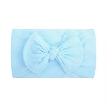 1 piece Soft Baby Headband Elastic Knot Turban Nylon Headbands for Girls Head Wrap Newborn Bow Hairband Toddler Hair Accessories