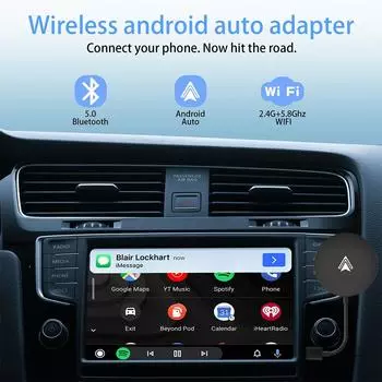 1 ПК интеллектуальная автомобильная машина взаимосвязь Android Auto Box автомобильный монтируемый экран проекция оригинальный проводной к беспроводной