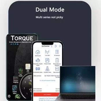 1 ПК OBD2 Инструмент обнаружения V015 Автомобильный диагностический инструмент неисправностей Считывающая карта Bluetooth Тестер двигателя Elm327 чёрный