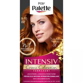 1 Поли Палитра Краска Для Волос Цвет 8-70 Купферблонд