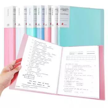 1 полупрозрачный цвет, водонепроницаемость файлов, канцелярские товары для студентов, легко сортировать, прозрачная сумка-вкладыш, утолщенная сумка для файлов, размер А4