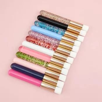 1 портативная очищающая щетка для носа, глубоко очищающая переносицу, косметические инструменты 11cm*2.5cm*2cm розовый