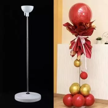 1 предмет, 81-дюймовый раздвижной полный комплект держателей для воздушных шаров - идеально подходит для вечеринок, свадеб, детских праздников и домашнего декора! белый