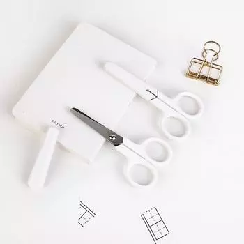 1 предмет мини портативный белый ножницы для резки бумаги ручной работы студентов канцелярские принадлежности альбом для скрапбукинга журнал инструмент