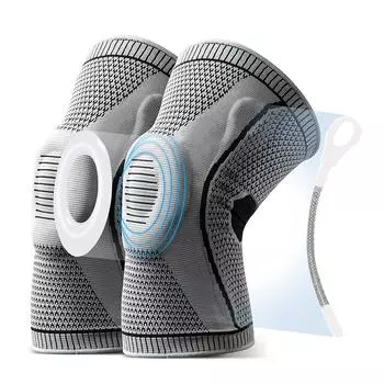 1 предмет, силиконовый полный наколенник, ремешок для коленной чашечки, медиальная поддержка, защита от сжатия, спортивный коврик для бега, баскетбола, тренажерного зала M