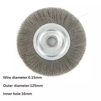 1* Проволочная дисковая щетка 1 шт. 5 дюймов Абразивный верстак гофрированный