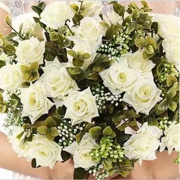 1 пучок шелковых завитых роз цветочный букет искусственные розы цветы винтажный декор стол домашний свадебный декор искусственные цветы поделки декор для вечеринки светло-фиолетовый