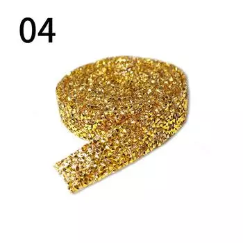 1 ярд для платья, обуви, клейкая лента, самодельные полоски со стразами, ювелирные изделия, стразы, кристаллы 1cm