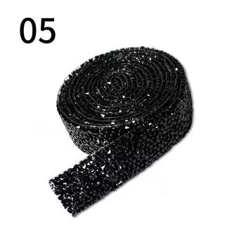 1 ярд для платья, обуви, клейкая лента, самодельные полоски со стразами, ювелирные изделия, стразы, кристаллы 0.5cm