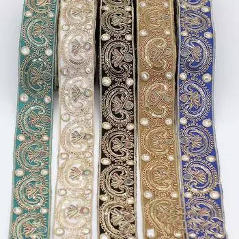 1 ярд ткань для вышивки кружевная лента DIY швейная бейка ремесленное украшение