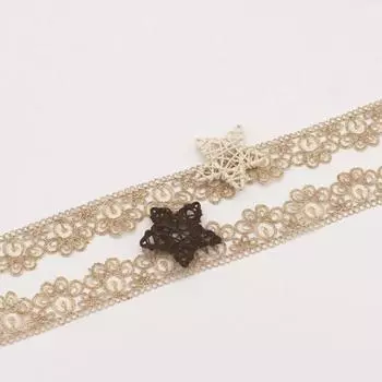 1 ярд золотая нить вышивка кружево аксессуары одежда аксессуары штрих-код лента 4 см