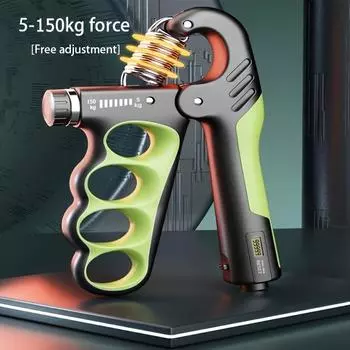 1 регулируемая роботизированная рукоятка, диапазон нагрузки 11,02–330 фунтов, наращивание мышечной массы и тренажер для рук, прочный полипропиленовый материал, зарядка не требуется синий