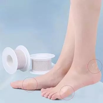 1 ролик 2x100 см телесного цвета волдырь повязка невидимая дышащая износостойкая палочка для пятки для женщин гель-протектор для пальцев рук и ног