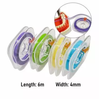 1 roll Teeth Grinding Sanding Shaping Strips Dental Polishing Strip Roll Resin Dentist Material 6m*4mm 1 roll Yellow