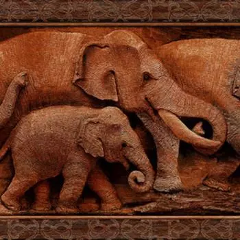 1 рулон, 10 см * 10 м / 3,94 * 393,7 дюйма, линия талии, наклейка, витрина магазина, стадо слонов, спальня и гостиная, наклейка для украшения фона 393.7 inches коричневый