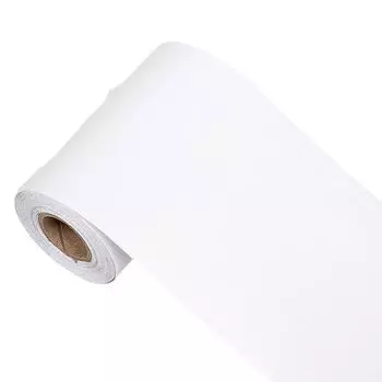 1 рулон 10 см x 10 м наклейка с рисунком под дерево водонепроницаемая самоклеящаяся рамка для зеркала из ПВХ белый